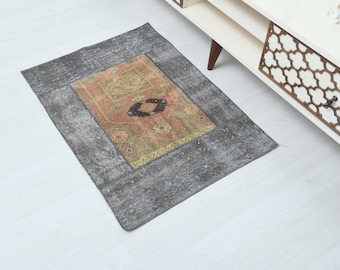 2x3 Teppich,Fußmatte,Weicher Teppich,Flickenteppich,2x3 Türkischer Teppich,Naturteppich,Boho Teppich,3x3 Mini Teppich,3x3 Mini Teppich,Lk-249