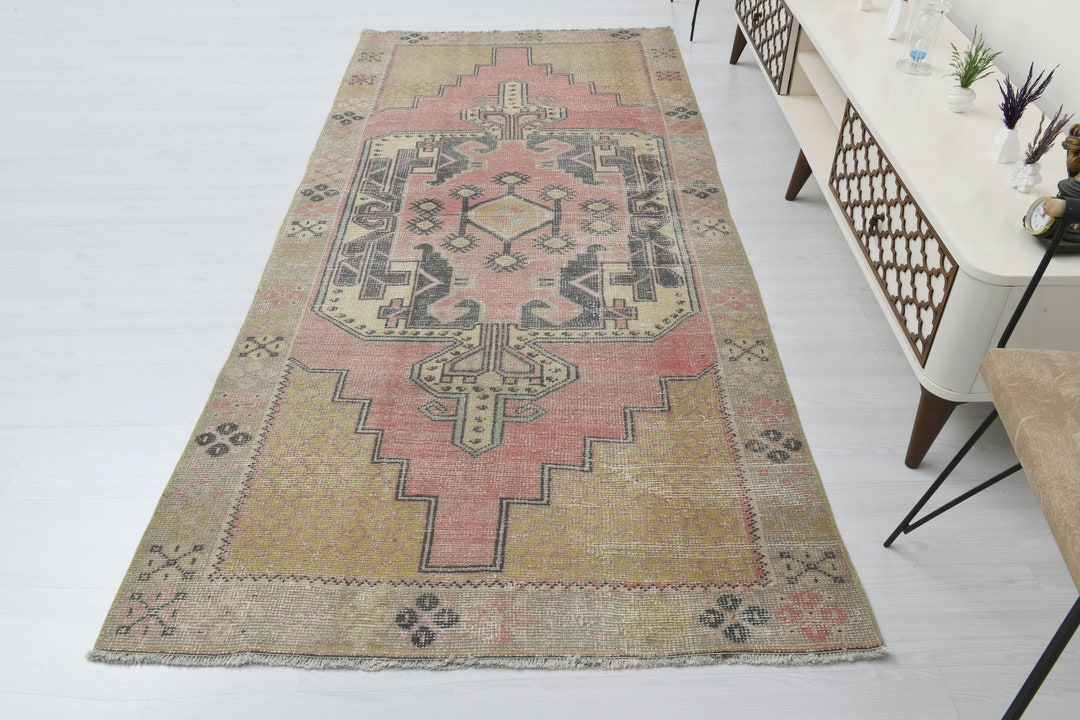 4x9 Rug,area Rug,4x9 Vintage Rug,handmade Rug,4x9 Turkish Rug,bedroom ...