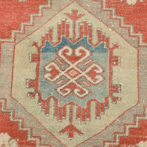 4x6 matta, Oushak matta, Vintage matta, 4x6 turkisk matta, Handgjord matta, Golvmatta, Naturlig matta, Anatolisk matta, Vardagsrumsmatta, 4x6 områdesmatta, Ullmatta, A-1321 bild 6