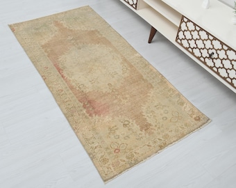 Anatolian Rug,Medium Rug,Soft Rug,Area Rug,Boho Rug,Oushak Wool Rug,Turkish Rug,Oushak Rug,Vintage Rug,Custom Rug,Antique Rug,Rugs,A-1554