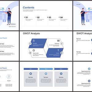 Minimal Modern Annual Report PowerPoint Template