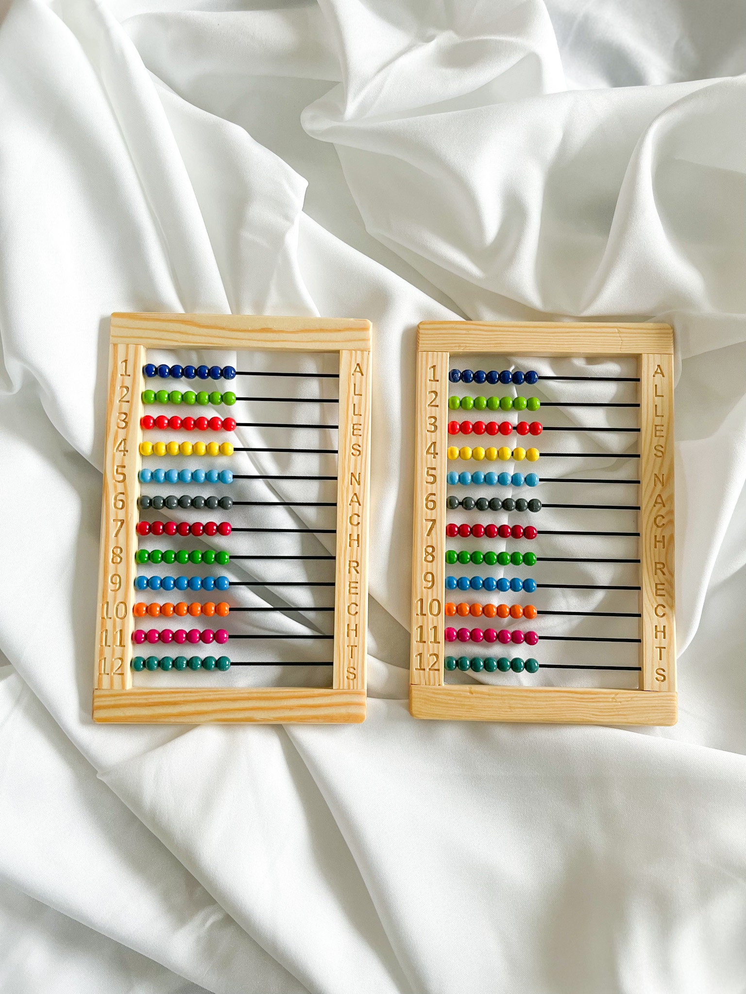ALLES NACH RECHTS Spiel Spielplatten ohne Zubehör HolzperlenSpiel Etsy.de