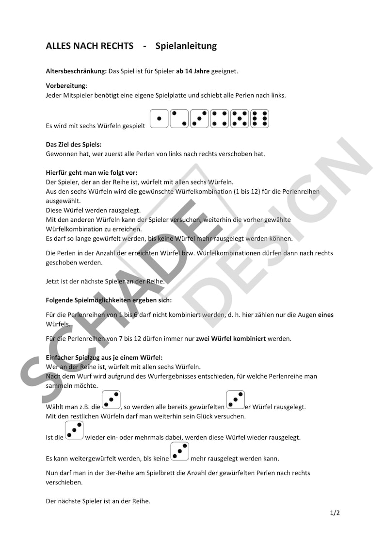 ALLES NACH RECHTS Spiel Spielplatten ohne Zubehör Holzperlen-Spiel Bild 9