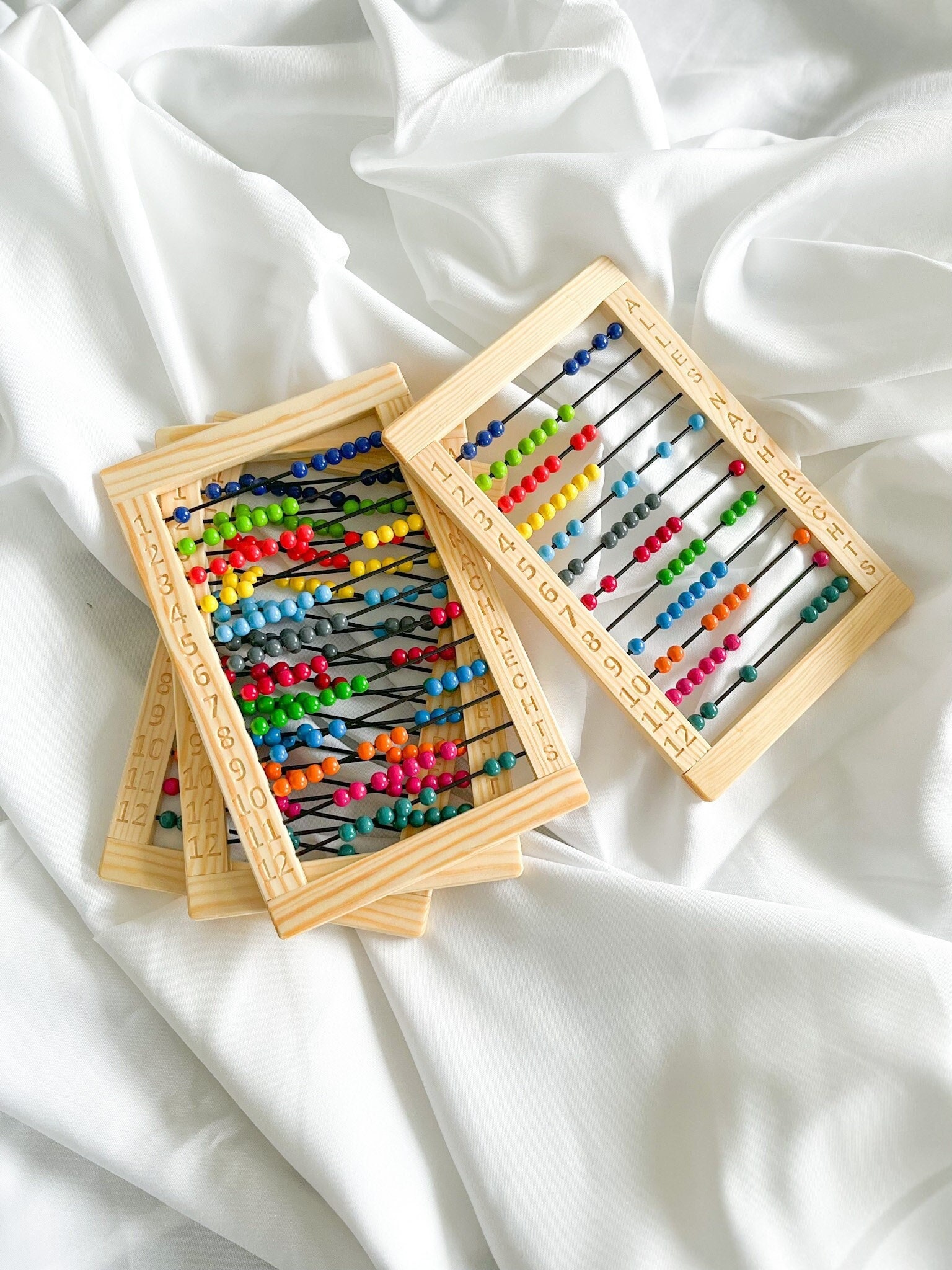 ALLES NACH RECHTS Spiel Spielplatten ohne Zubehör HolzperlenSpiel Etsy.de