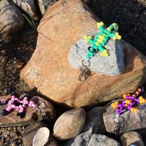 Lizard Keychain - Nostalgic Beaded Keychain