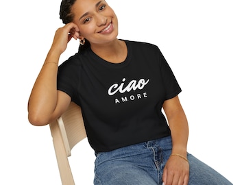 Ciao Amore-T-shirt: reisshirt in Italiaanse stijl