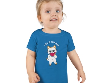 T-shirt bambino per bambini, t-shirt amante dei gatti per bambini, t-shirt estiva bambino per bambini, mamma papà regalo per bambini, t-shirt compleanno per bambini