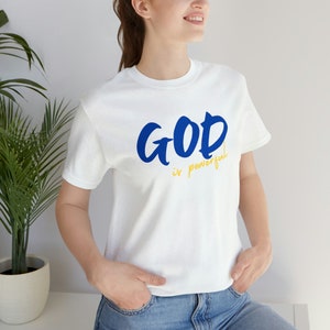 God Is Powerful T-shirt, Faith Shirt, Christian Tee Shirt, Gift For Mom, Gift For Dad, Birthday Gift, Trendy Shirt, Mothers, Fathers Day.