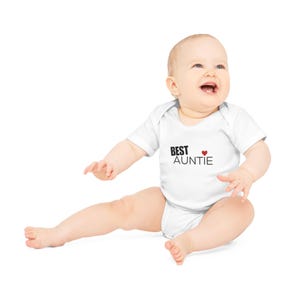 Baby Best Auntie Bodysuit, Best Auntie Bodysuit For Baby, Trending Baby Shirt Gift, Best Auntie Gift For Babies, Aunts Gift Shirt For Baby
