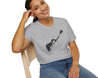 Guitar Tree Graphic T-shirt: Music Lover Gift