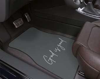 Car Floor Mats, Cute Car Floor Mat, God Is Good Car Floor Mat, Faith Car Floor Mat, Custom Car Floor Mat, Trends Mat, Gift For Her.
