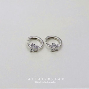 S925 Sterling Silver Diamond Butterfly Earrings – Elegant and Sparkling Jewelry