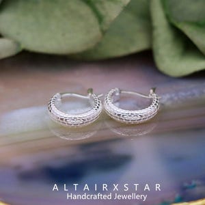 S925 Sterling Silver Fashionable Minimalist Snake Skin Pattern Ear Cuffs
