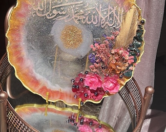 Resin Tray customised , home decorations , personalised resin tray