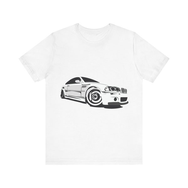 Camiseta clásica BMW M3 E46 coupé seis rectos