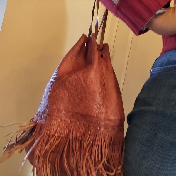 Borsa con frange Boho