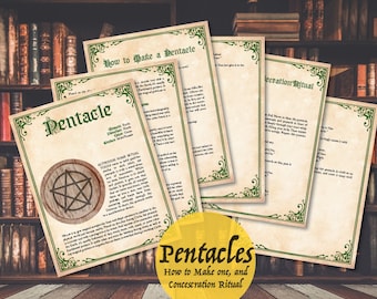 Pentacle Guide: Consecration Ritual, Book of Shadows (Digital Download)