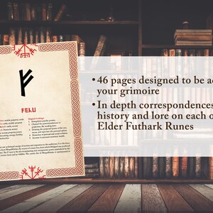Elder Futhark Runes Guide: Norse Pagan Lore (printable PDF) - Etsy