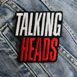 Talking Heads Embroidered Patch Badge Applique Iron on 193981