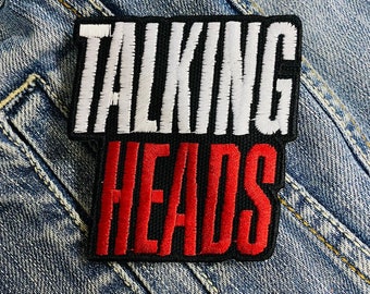 Talking Heads Embroidered Patch Badge Applique Iron on 193981