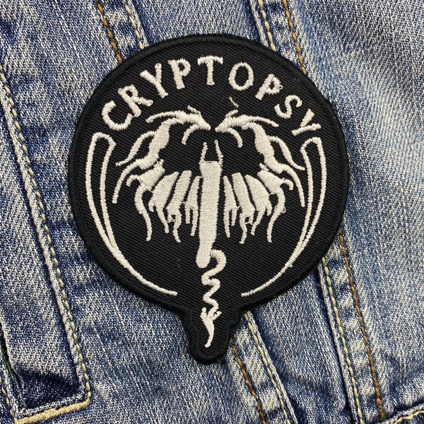 Cryptopsy Embroidered Patch Badge Applique Iron on 381916