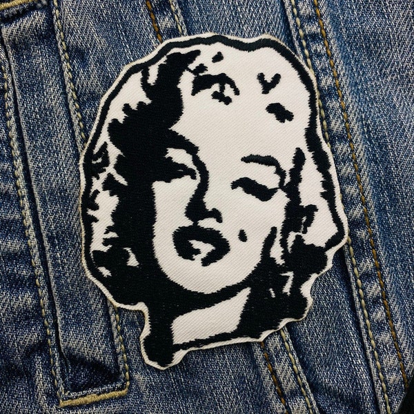 Marilyn Monroe Embroidered Patch Badge Applique Iron on 382460