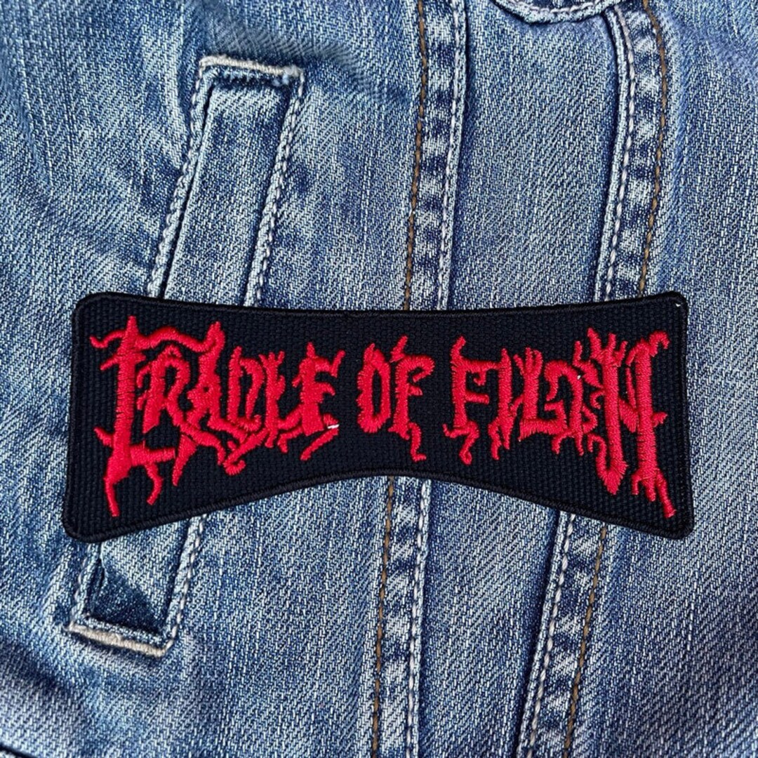 Cradle of Filth Embroidered Patch Badge Applique Iron On Etsy