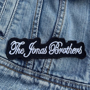 The Jonas Brothers Embroidered Patch Badge Applique Iron on 383187