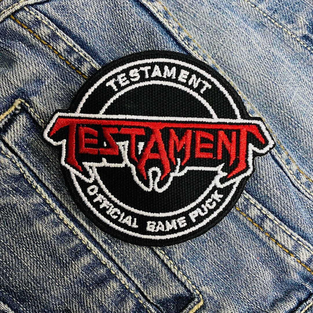 Testament Embroidered Patch Badge Applique Iron on 381692 Etsy