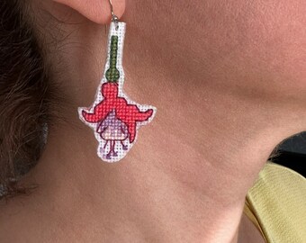 Cross Stitch Earrings | Wedding Earrings | Mothers Day Gift | Stylish Earrings | Handmade Jewelry | Fast Shipping From The US