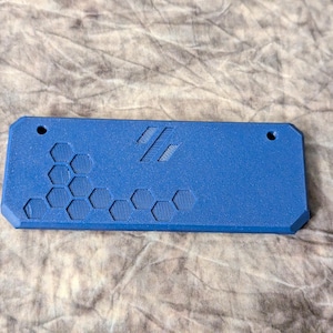 Nighthawk's Stealthy Blockoff Plate - Voron logo - 3D Printed Parts
