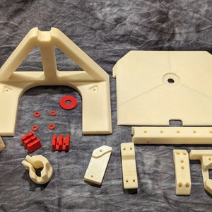 Stealth Press 1S (Heat Set Insert Press) 3D Printed Parts