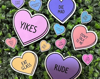 Gesprek Candy Heart Sticker Pack