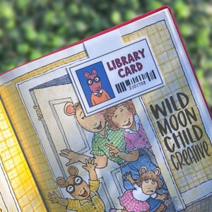 Arthur Library Card Magnetic Bookmark
