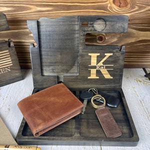 Father&#39;s day gift, Gift for father ,Gift for Men, Docking Station, Gift for Him, Personalized Gift, Gift for Husband, Gift for Dad