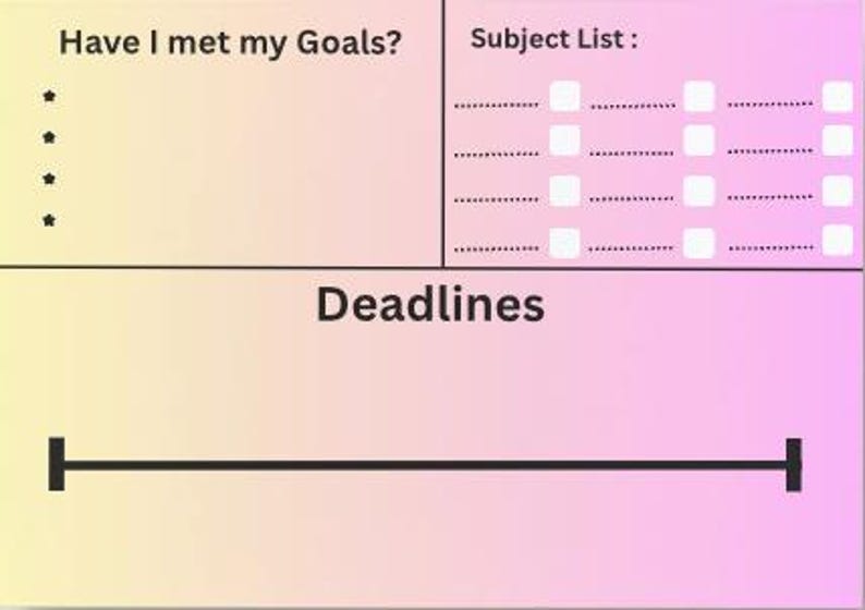 Digital Study Planner PDF – Aesthetic Printable for Students, Homework ...