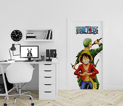 BESTZY One Piece Aufkleber, One Piece Wall Sticker, Kinder