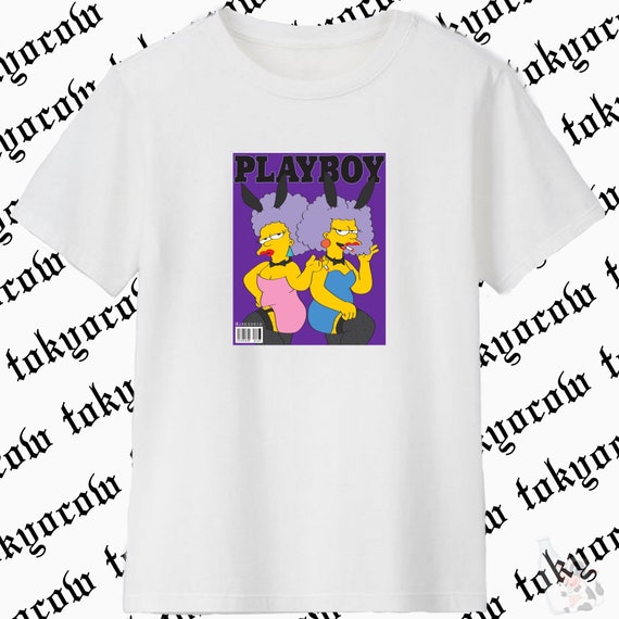 The Simpsons Playboy Funny Unisex White T-shirt Indie Vintage - Etsy Australia The Simpsons Playboy Funny Unisex White T-shirt Indie Vintage - Etsy Australia