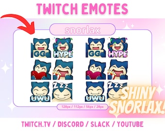 カビゴン - Twitch と Discord 用のエモート パック