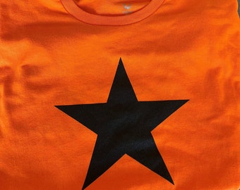 Gowanus Surf Club Retro Star Two-Sided Design Orange T-Shirt | All Sizes Available | Orange is the New Black | 1980s Skateboard Surf Culture