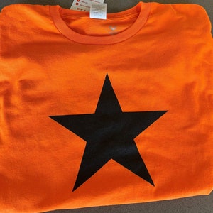 Gowanus Surf Club Retro Star Two-Sided Design Orange T-Shirt | All Sizes Available | Orange is the New Black | 1980s Skateboard Surf Culture