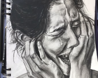 Retrato a lápiz personalizado