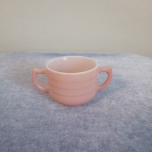 Miniature Hazel Atlas Little Hostess Milk Glass Sugar Bowl (Vintage)