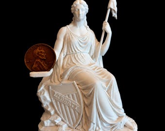 Seated Liberty US Coin Display | 3D Printed Numismatic Sculpture
