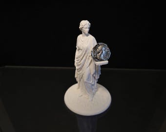 Faustina the Younger Coin Display | Roman Coin Stand for Denarii | Custom 3D Printed Historical Figure