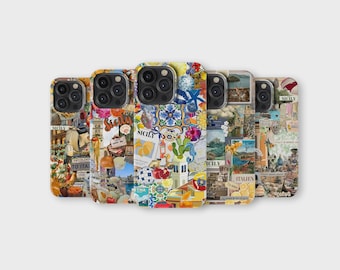Sicily Phone Case Italy Summer Sea Beach Phone Cover for iPhone 16 Pro Max 15 14 13 12 11 X 8 7 Samsung S25 Ultra S24 S23 S22 S21 S20 FE A16