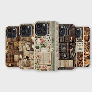 Booklover Phone Case Bookscrap Reading Phone Cover for iPhone 16 Pro Max 15 14 13 12 11 X 8 7 6 Samsung S25 Ultra S24 S23 S22 S21 S20 FE