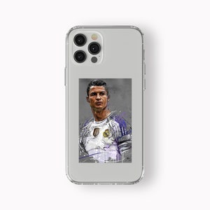 Cristiano Ronaldo Phone Case, CR7 Soft Silicone Clear Case for iPhone 14, iPhone 14 Pro Max, iPhone 13, 12, X,XS,iPhone 11,Samsung,Huawei Style #8