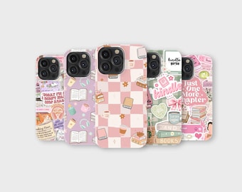Book Lover Phone Case Bookish Reading Aesthetic Phone Cover for iPhone 17 Pro Max 16 15 14 13 12 11 X 8 Plus Samsung S25 Ultra S24 S23 FE