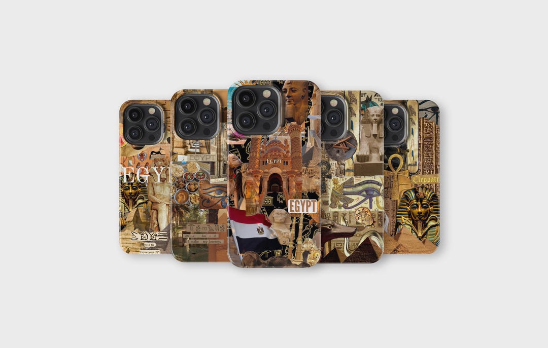Egypt Phone Case Pyramids Cleopatra Phone Cover for iPhone 16 Pro Max ...